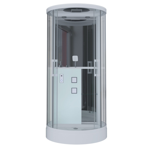 Душевая кабина Grossman GR140 100х90 круглая с крышей ориентация универсальная